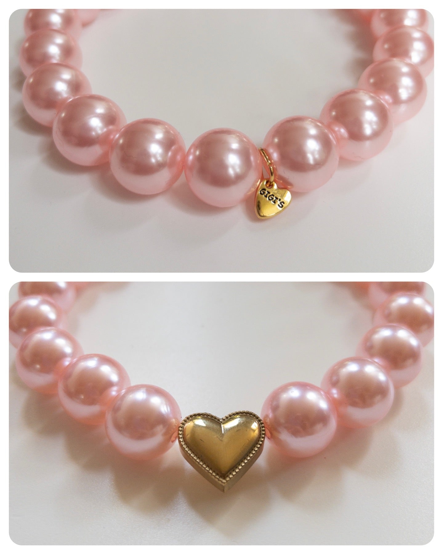 Pearly Shell Pink Necklace